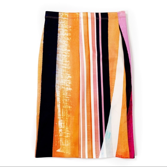 Clover canyon eclipse neoprene striped print skirt - Picture 3 of 5